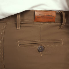 Men's Slim Fit Chino Pants – Stretch Cotton Twill Casual Trousers with Side Pockets