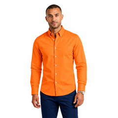 Men's Slim Fit Striped Formal Casual Shirt – Long Sleeves