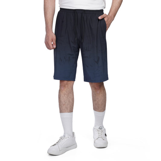 Men’s Printed Drawstring Shorts –  Relaxed Fit