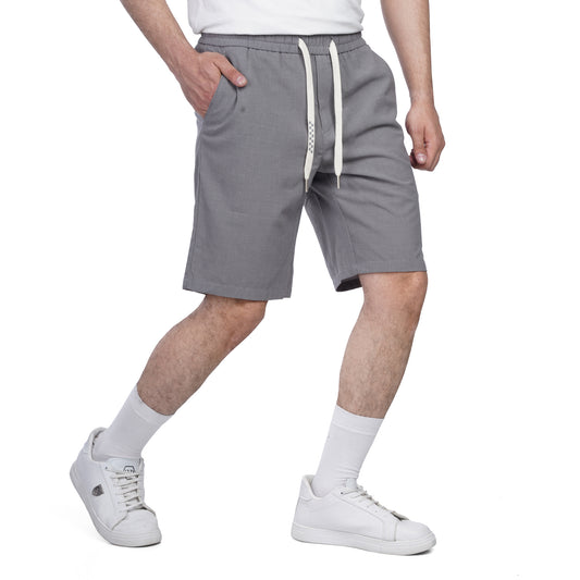 Men’s Lightweight Textured Drawstring Shorts – Casual Summer Comfort Fit