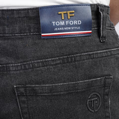 Men’s Denim Jeans – Slim Straight Fit Casual Stretch Pants