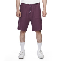 Men’s Ribbed Drawstring Shorts – Relaxed Fit