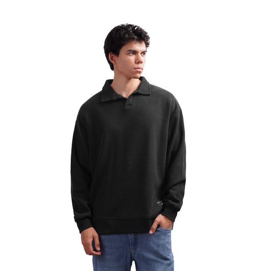 Men’s Pullover with Polo Collar – Soft Casual Knit Top