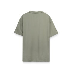 Men’s Textured Polo Shirt – Relaxed Fit Short Sleeve Polo