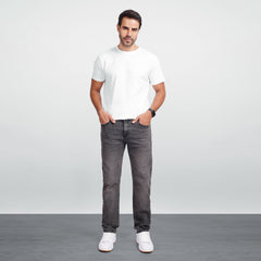 Men's Regular Fit Denim Jeans – Classic Straight Leg Casual Pants