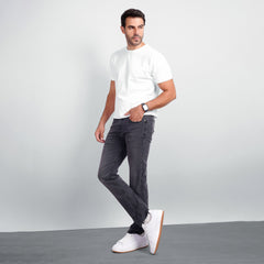 Men's Regular Fit Denim Jeans – Classic Straight Leg Casual Pants