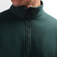 Men’s Half Zip Sweatshirt Casual Mock Neck Pullover