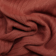 Men's Textured Knit T-Shirt – Relaxed Fit Casual Crew Neck