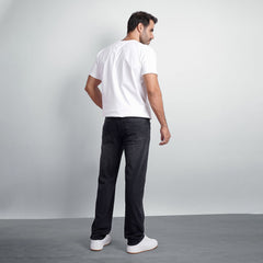 Men's Regular Fit Denim Jeans – Classic Straight Leg Casual Pants