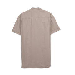 Men's Short Sleeve Casual Button Down Shirt – Printed Vintage Style with Chest Pockets