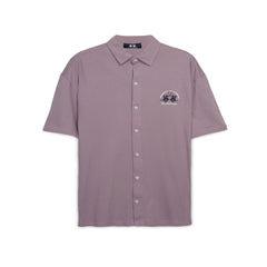 Men's Short Sleeve Button Down Polo Shirt – Embroidered Logo Casual Shirt