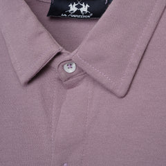 Men's Short Sleeve Button Down Polo Shirt – Embroidered Logo Casual Shirt