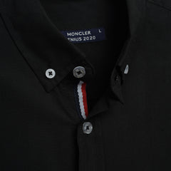 Casual Solid Button-Down Shirt Long Sleeve For Men
