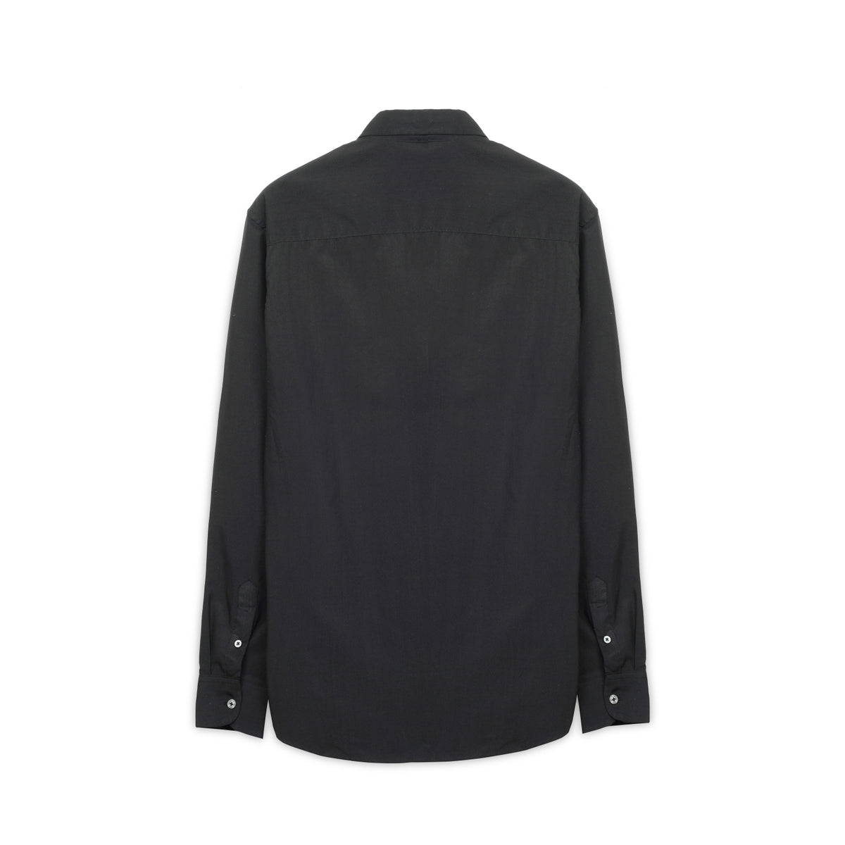 Casual Solid Button-Down Shirt Long Sleeve For Men