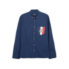 Casual Solid Button-Down Shirt Long Sleeve For Men
