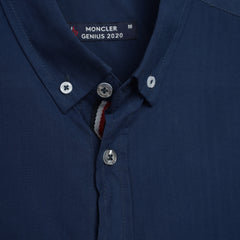 Casual Solid Button-Down Shirt Long Sleeve For Men