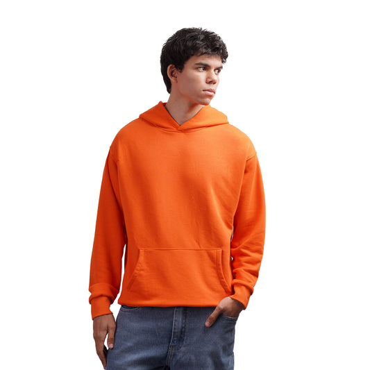 Men’s Cotton Hoodie with Hood and Front Kangaroo Pocket