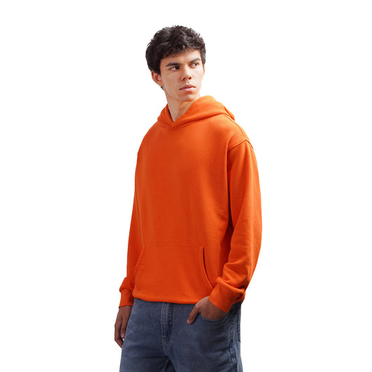 Men’s Cotton Hoodie with Hood and Front Kangaroo Pocket