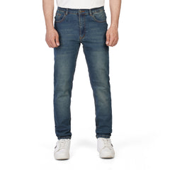 Men’s Slim Fit Jeans – Casual Blue Stretch Denim Pants