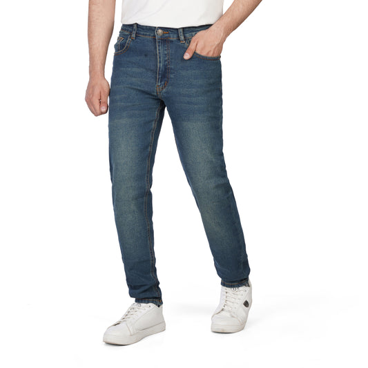 Men’s Slim Fit Jeans – Casual Blue Stretch Denim Pants