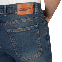 Men’s Slim Fit Jeans – Casual Blue Stretch Denim Pants