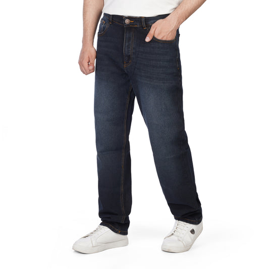Men’s Straight Fit Jeans – Classic Casual Denim Pants