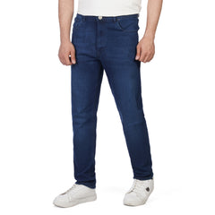Men’s Straight Fit Jeans – Casual Washed Denim Pants for Everyday Wear