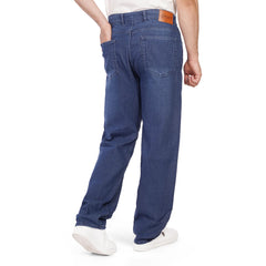 Men's Regular Fit Denim Jeans – Classic Straight Leg Casual Pants