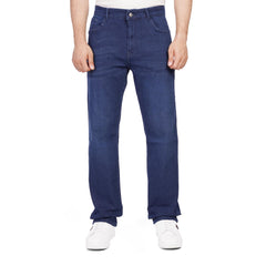 Men's Regular Fit Denim Jeans – Classic Straight Leg Casual Pants