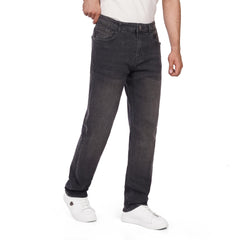 Men's Slim Fit Denim Jeans – Classic Straight Leg Casual Pants