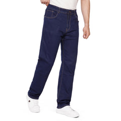 Men's Regular Fit Denim Jeans – Classic Straight Leg Casual Pants