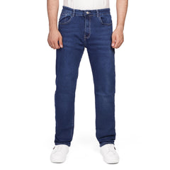 Men's Slim Fit Denim Jeans – Classic Straight Leg Casual Pants
