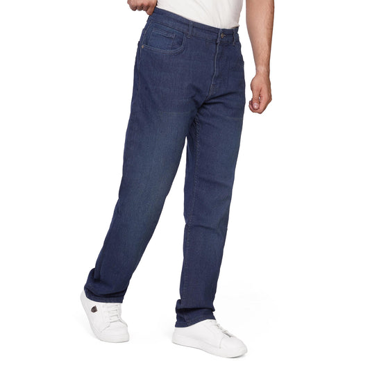 Men's Slim Fit Denim Jeans – Classic Straight Leg Casual Pants