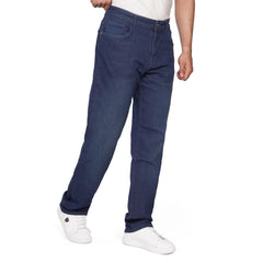 Men's Regular Fit Denim Jeans – Classic Straight Leg Casual Pants
