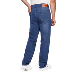 Men's Regular Fit Denim Jeans – Classic Straight Leg Casual Pants