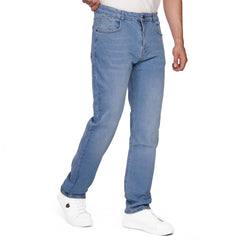 Men's Regular Fit Denim Jeans – Classic Straight Leg Casual Pants