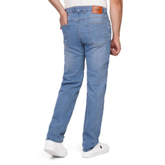 Men's Regular Fit Denim Jeans – Classic Straight Leg Casual Pants