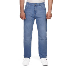 Men's Slim Fit Denim Jeans – Classic Straight Leg Casual Pants