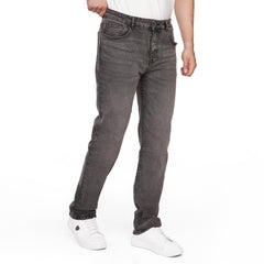 Men's Slim Fit Denim Jeans – Classic Straight Leg Casual Pants