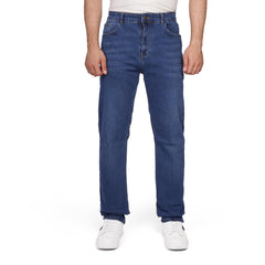 Men's Regular Fit Denim Jeans – Classic Straight Leg Casual Pants