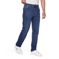 Men's Slim Fit Denim Jeans – Classic Straight Leg Casual Pants