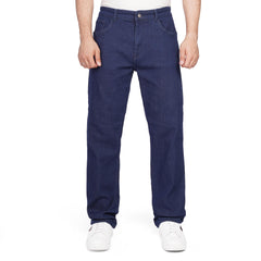 Men's Regular Fit Denim Jeans – Classic Straight Leg Casual Pants