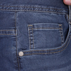 Men's Straight Fit Jeans – Stretch Denim Pants with Classic 5-Pocket Design