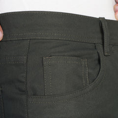 Men's Regular Fit Gabardine Pants – Classic Beige Casual Trousers