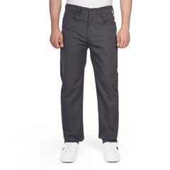 Men's Regular Fit Gabardine Pants – Classic Beige Casual Trousers