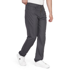 Men's Regular Fit Gabardine Pants – Classic Beige Casual Trousers