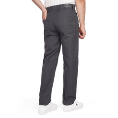Men's Regular Fit Gabardine Pants – Classic Beige Casual Trousers