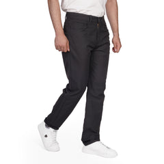 Men's Regular Fit Gabardine Pants – Classic Beige Casual Trousers