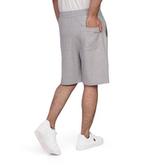 Men's Cotton Fleece Sweat Shorts with Drawstring Waist & Embroidered Logo