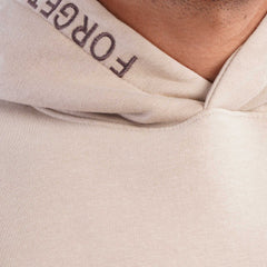 Men’s Hoodie Casual Pullover with Minimal Front Graphic Print and Kangaroo Pocket
